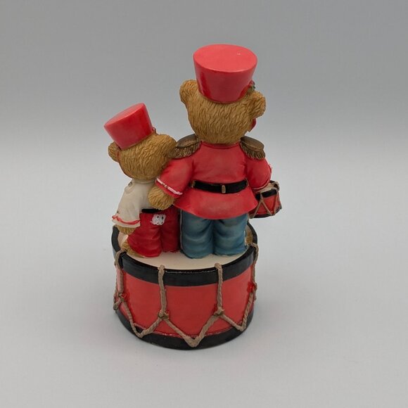 Cherished Teddies Brock and Sheldon Drummer Boy Figurine (0000919) 2004 - Picture 4 of 10